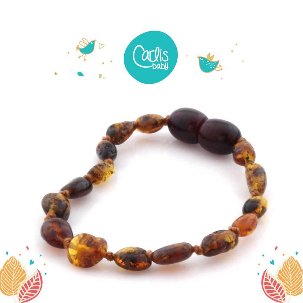 CE80 Gelang Amber Tumbuh Gigi Bayi By Carlis Baby