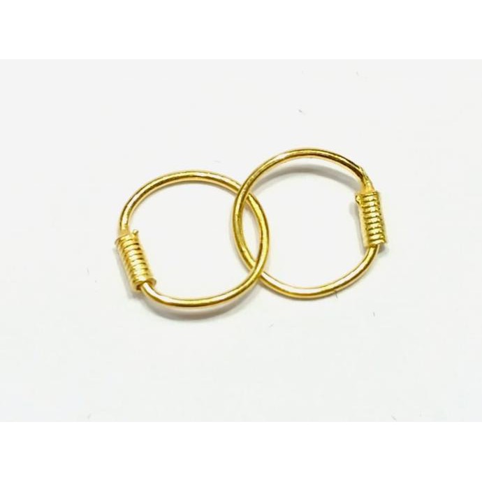 Anting Kenip Bayi 1/2 gram Emas 24 Karat.