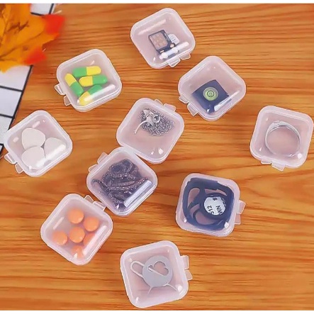 KOTAK KECIL SIMPAN MEMORY CARD EARPLUG / MINI BOX AKSESORIS travel box mini aksesoris plastik serbaguna