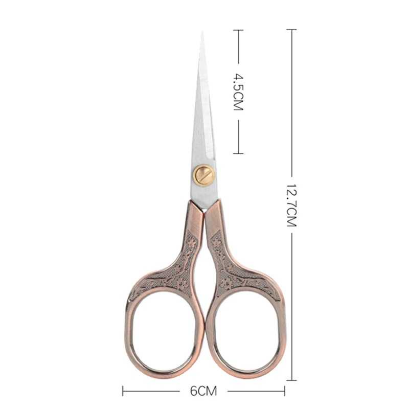 

WyFeay Gunting Stainless Steel Vintage Scissors Design - 5035