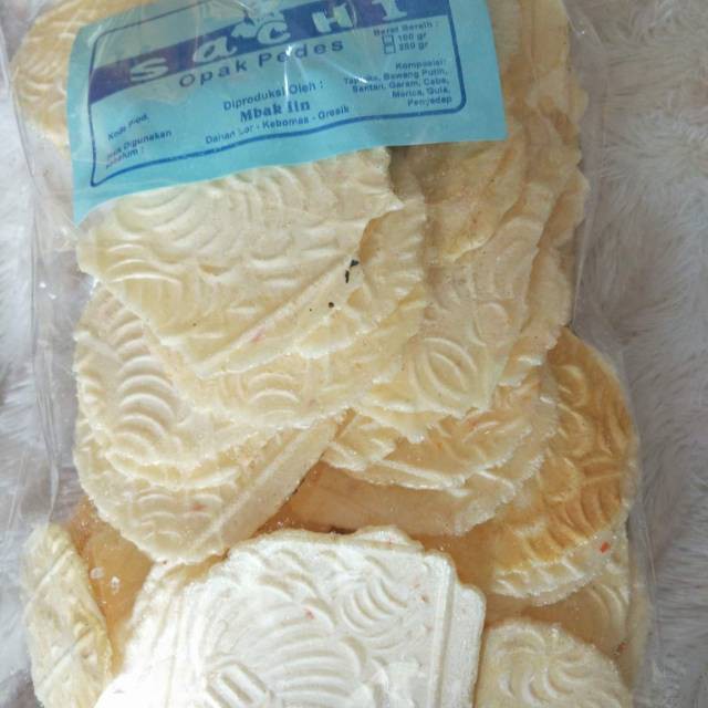 

Opak pedas 200 gr idr 9000