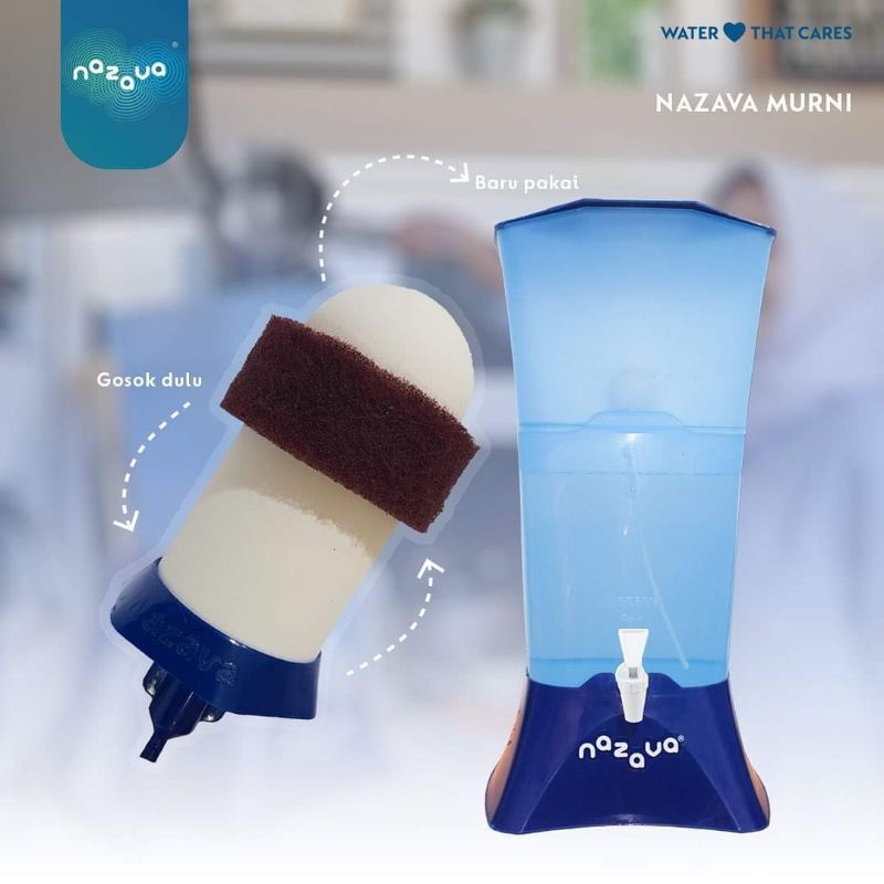 Jual Nazava Filter air bahan keramik tipe Riam atau Murni dengan desain