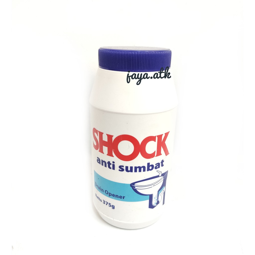 SERBUK SHOCK ANTI SUMBAT ANTI MAMPET PIPA SHOCK 375 GRAM PEMBERSIH SALURAN AIR