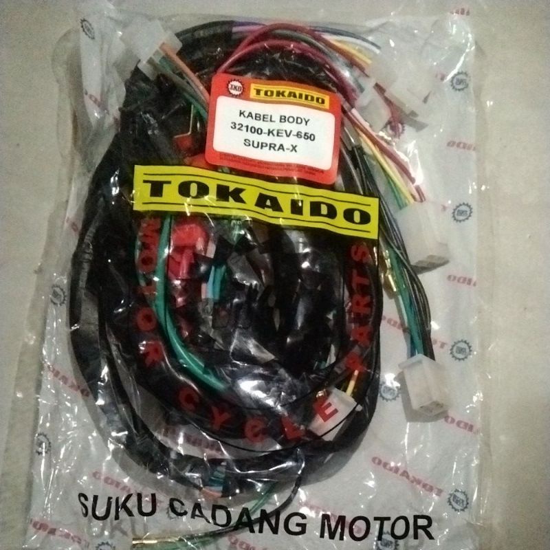 KDM_24 KABEL BODY SUPRA X LAMA KABEL BODI KOMPLIT FUEL SET SUPRA X TOKAIDO