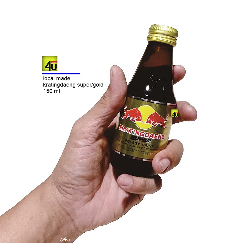 

Kratingdaeng SUPER - Energy Drink RTD - 150ml LOKAL BOTOL GOLD