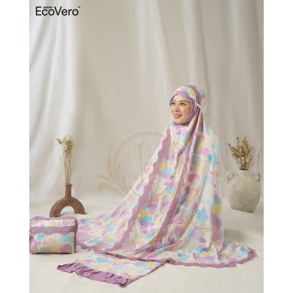 Mukena Dewasa 2in1 Premium Ecovero Gracia Set Sajadah