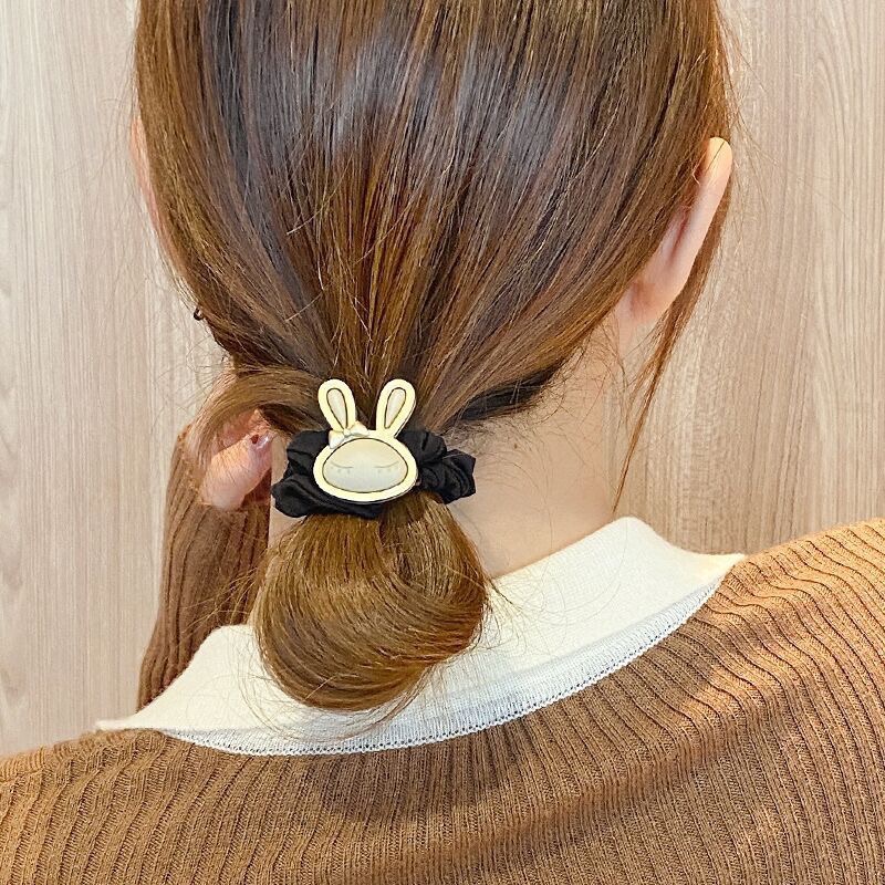 KUCIRAN/ IKAT RAMBUT MOTIF BUNNY / KELINCI ALA KOREA IMPORT