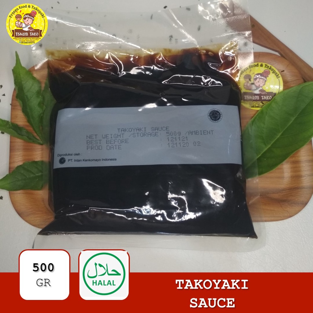 

aina PROMO TAKOYAKI SAUCE 500 g Halal Saus Topping Takoyaki & Okonomiyaki