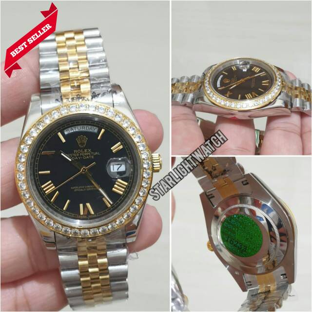 JAM TANGAN PRIA ROLEX DAY DATE AUTOMETIC