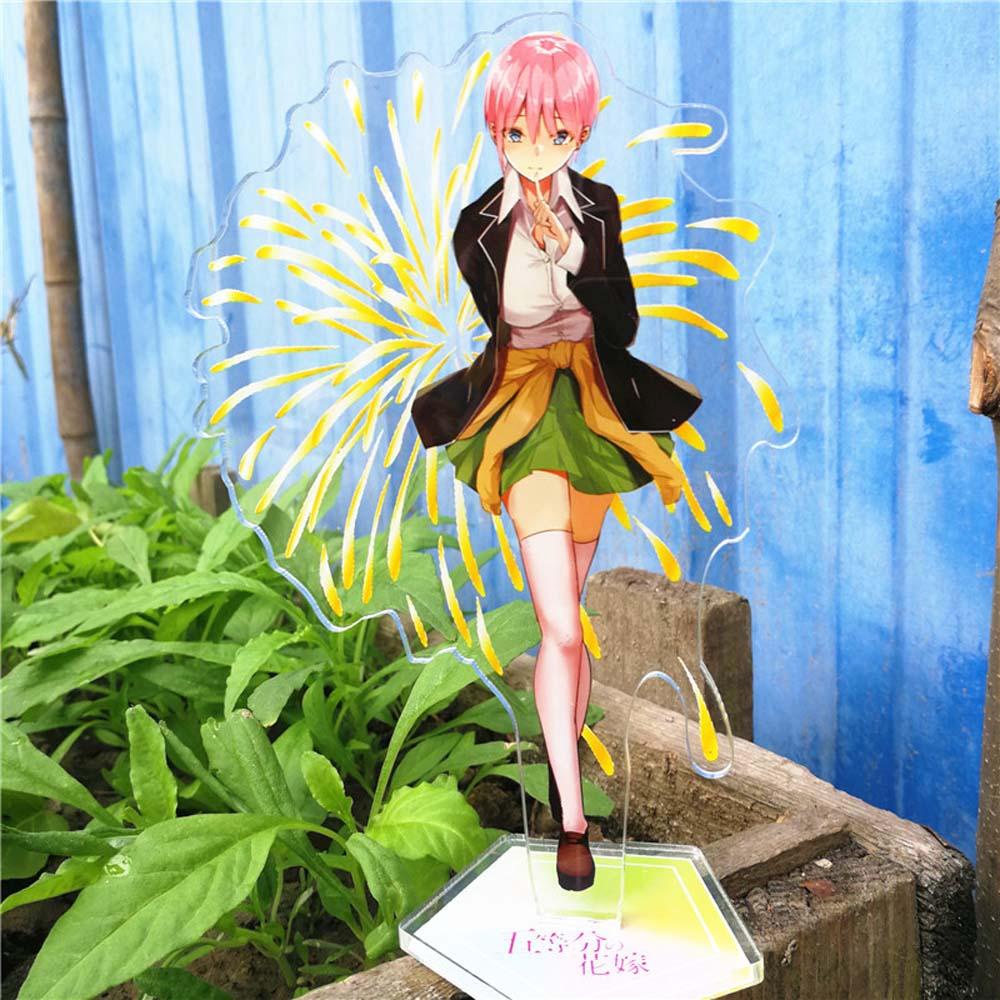 [Elegan] Nakano Miku Anime Action Figure Fashion Yotsuba Itsuki Dekorasi Mainan Koleksi Model Gotoubun No Hanayome Quintessential Figure Model Plat