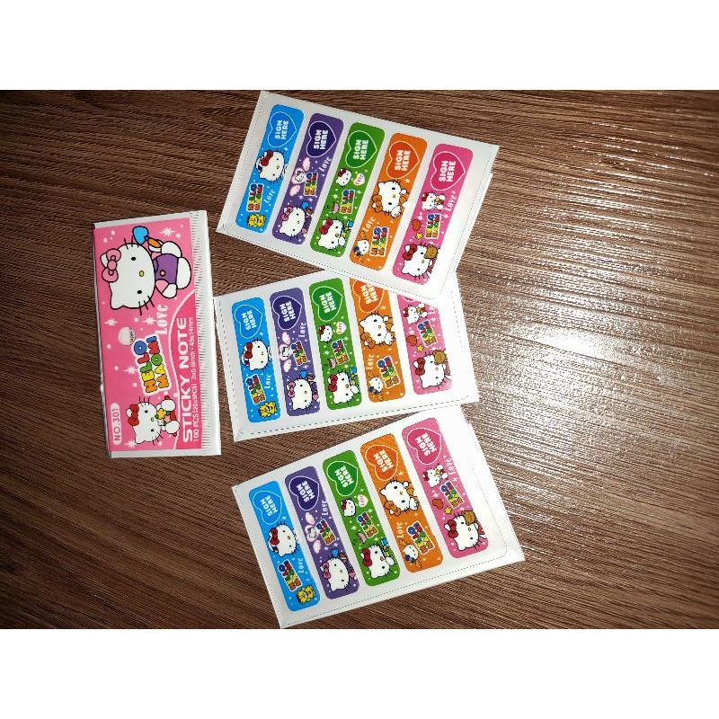 Sticky Note Fancy karakter Lucu sticky Notes murah-hello kitty