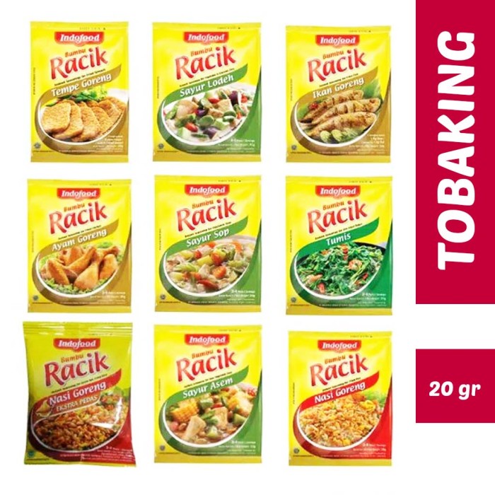 

Bumbu Racik Indofood Varian Bumbu Masak Instan