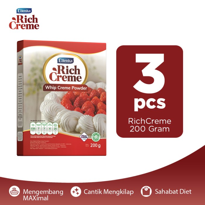 

RichCreme Whip Creme 200gr - 3 Pcs