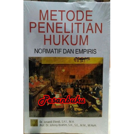 

Buku Metode Penelitian Hukum jonaedi Efendi