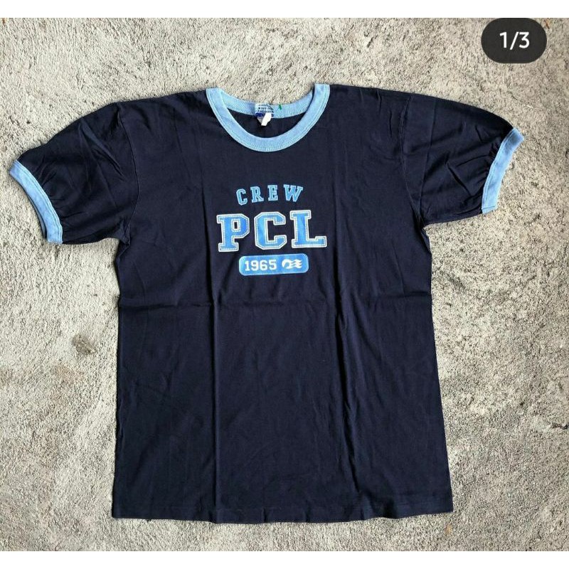 KAOS VINTAGE SECOND PCL CREW BAJU ATASAN PAKAIAN PRIA