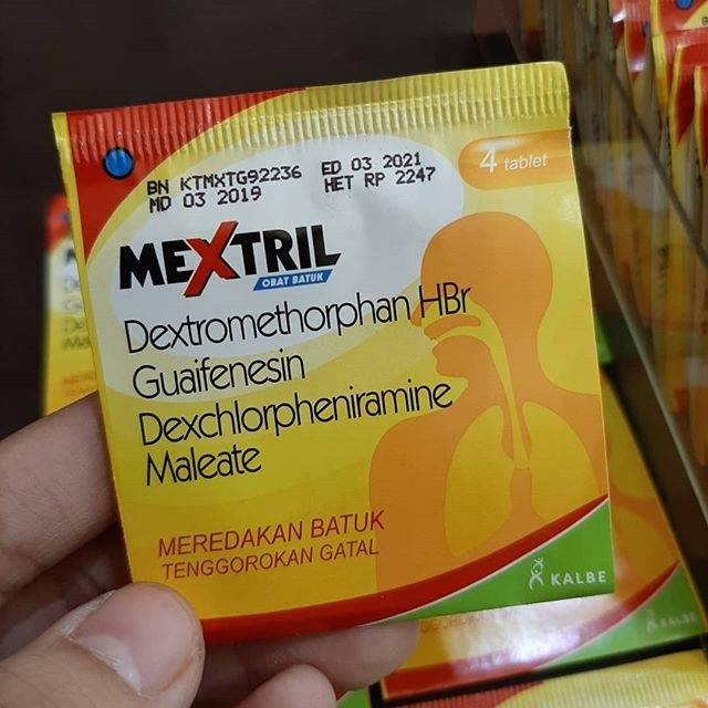 Jual MEXTRIL /OBAT BATUK TABLET / OBAT MEXTRIL / MEKSTRIL / BATUK