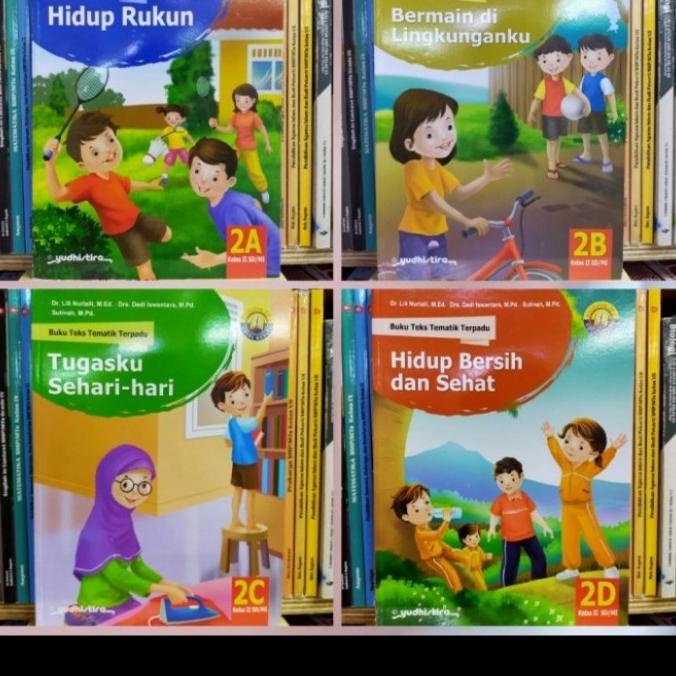 

PAKET Buku SD Kelas 2 A B C D Teks tematik Terpadu Yudhistira Star Seller Termurah