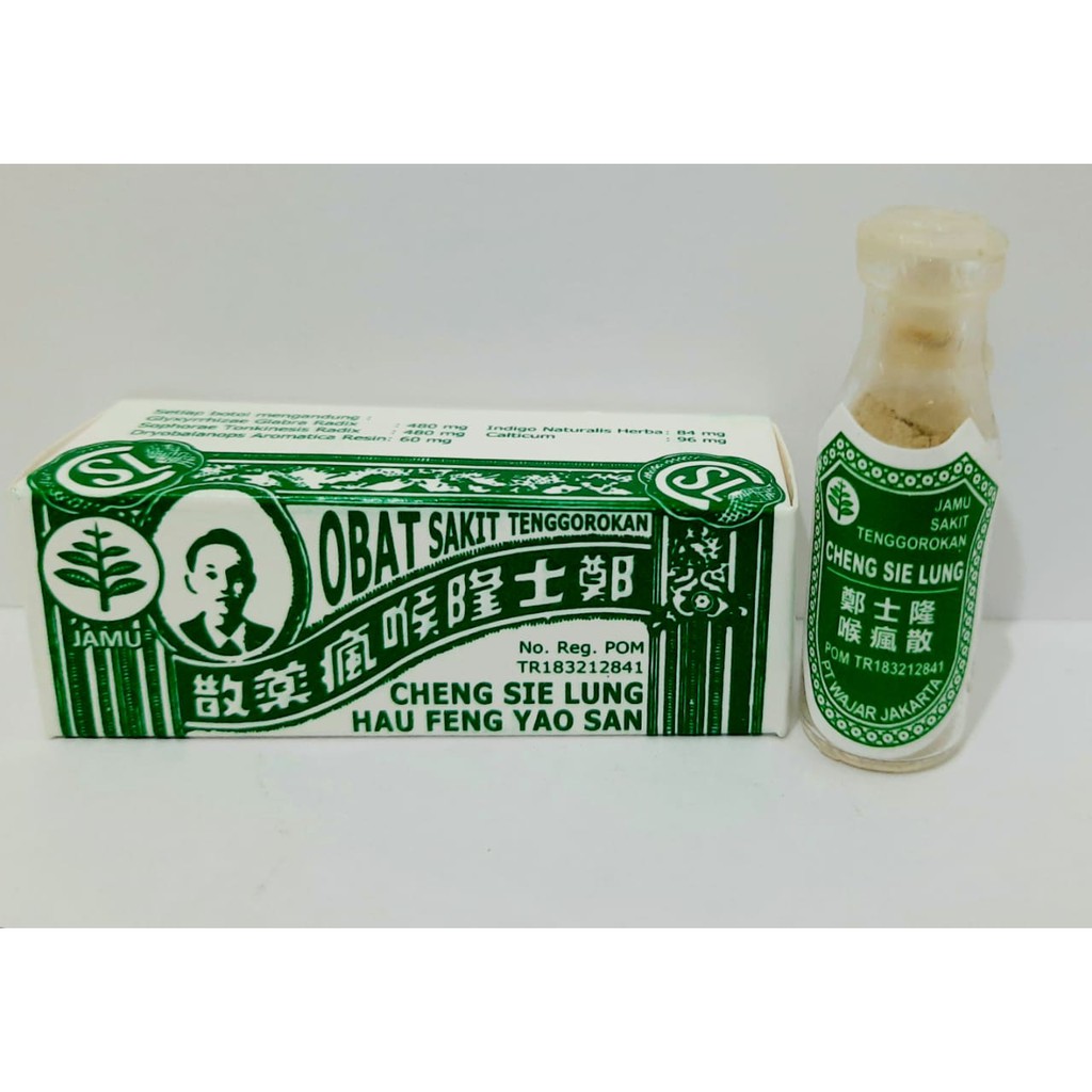 CHENG SIE LUNG HAU FENG YAO SAN - Obat sariawan dan sakit tenggorokan