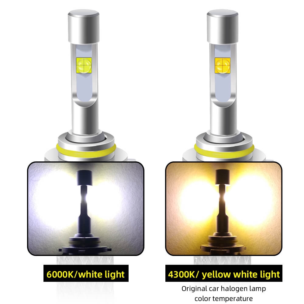 2Pcs Lampu Utama Kendaraan Tipe Led H4 H7 H1 9005 Hb3 2Pcs Lampu Utama Kendaraan Tipe Led H4 H7 H1 9005 Hb3