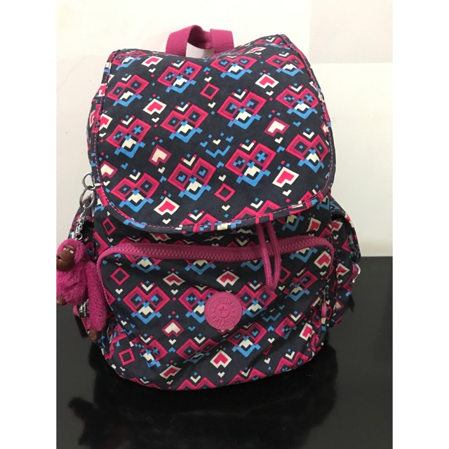 Tas Ransel / Backpack Merk Kipling - Pink