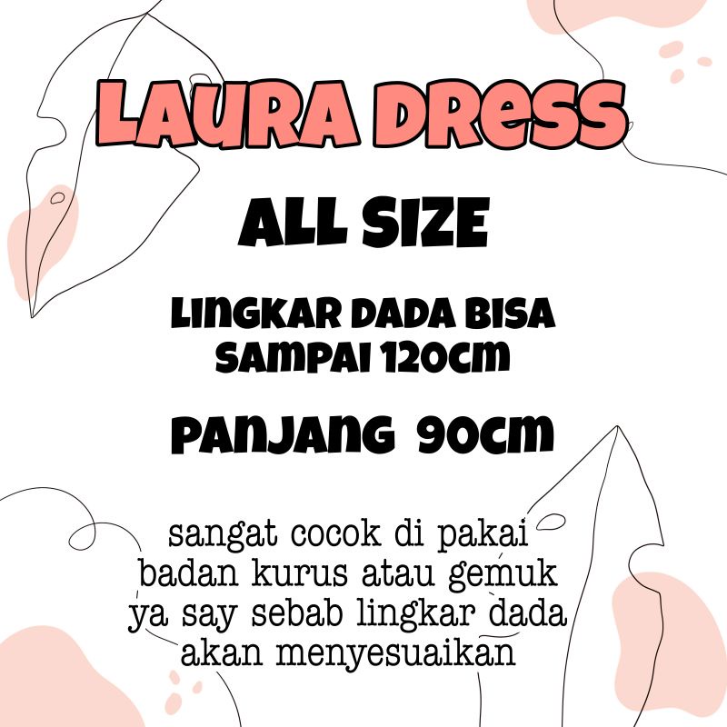 LAURA DRESS WANITA PREMIUM