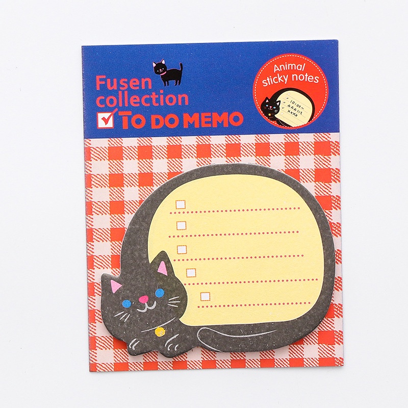 Imoda Kawaii Animals 20 Post-It Notes Waktu Merekam Post-It Notes Catatan Pelajar/Kantor -PD