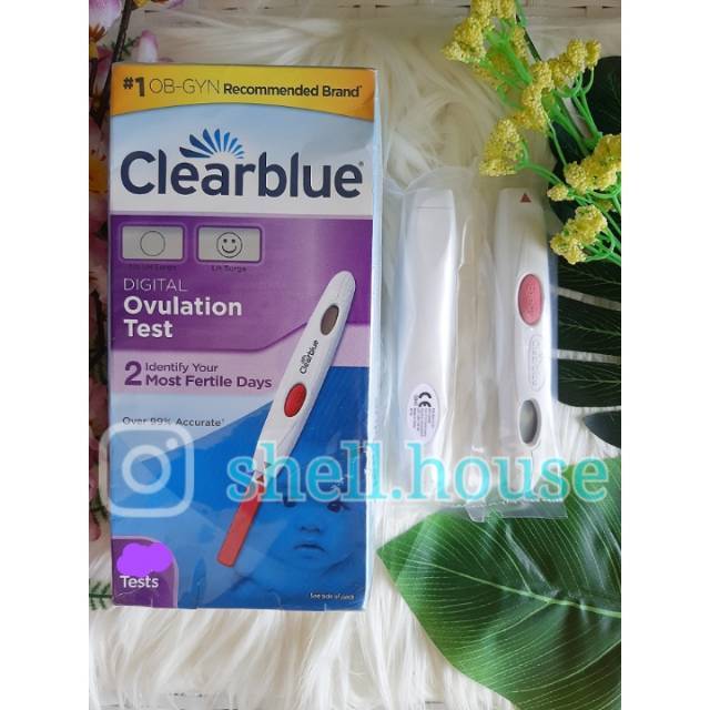 1 Box Clearblue Digital Ovulation Pink Stick Isi 10 Refill Shopee Indonesia