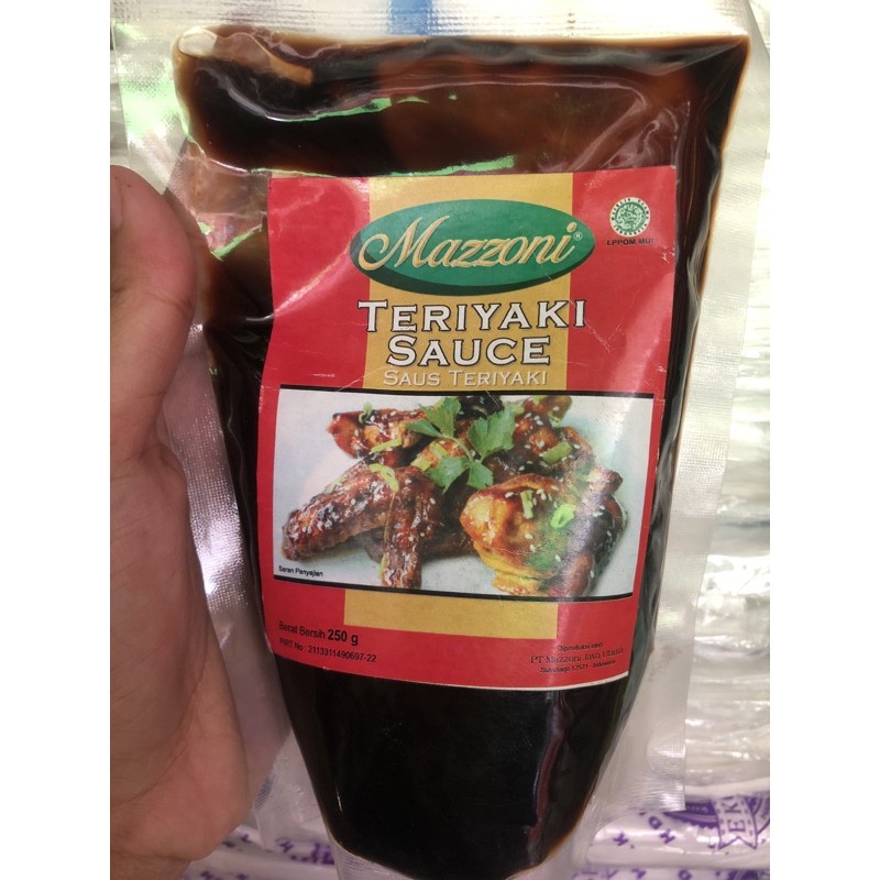 

SAOS TERIYAKI MERK MAZZONI 250gr