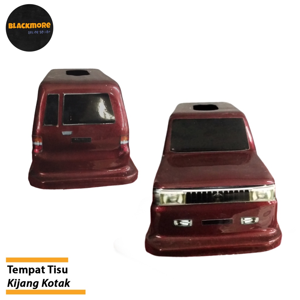 Tempat Tisu Mobil Miniatur - Toyota Kijang Kotak