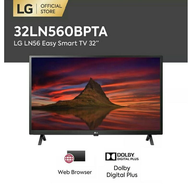 LG LN56 EASY SMART TV 32 Inch HD - 32LN560BPTA