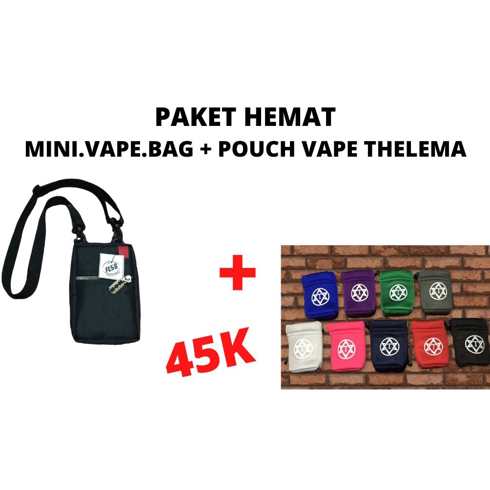 PAKET HEMAT 45K I MINI SLEMPANG + POUCH-THELEMA