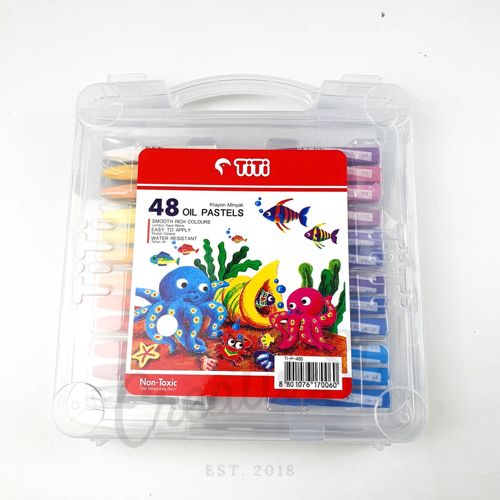 

Titi Crayon Oil Pastel 48 Warna Case