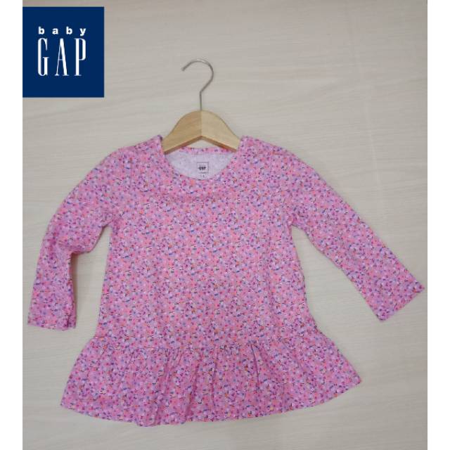 Tunik Baby GAP peplum / kaos anak baby gap / baby gap tee