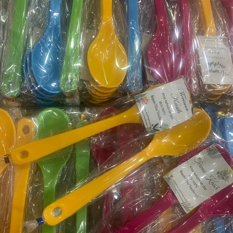Sendok Melamin Warna  Plastik Free Kut