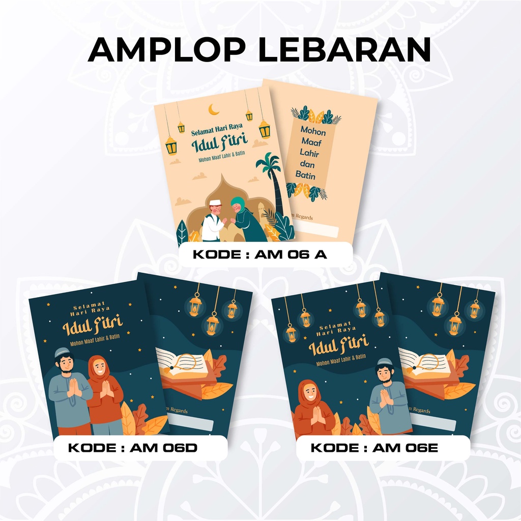 

Artomaringi Amplop Idul Fitri Custom / Angpau Lebaran AM06