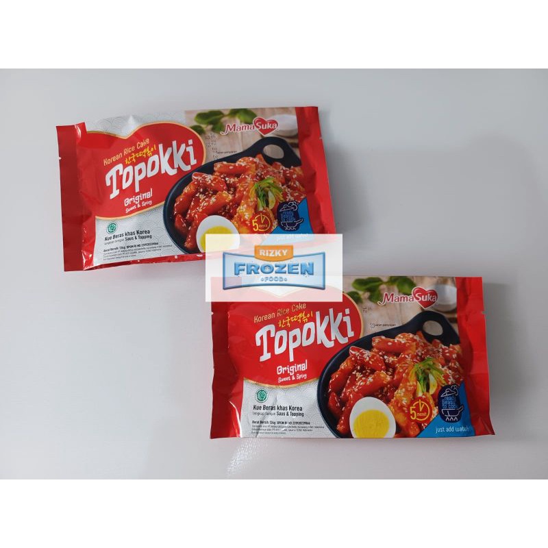 

Topokki Mamasuka Original | Spicy | Creamy 134gr