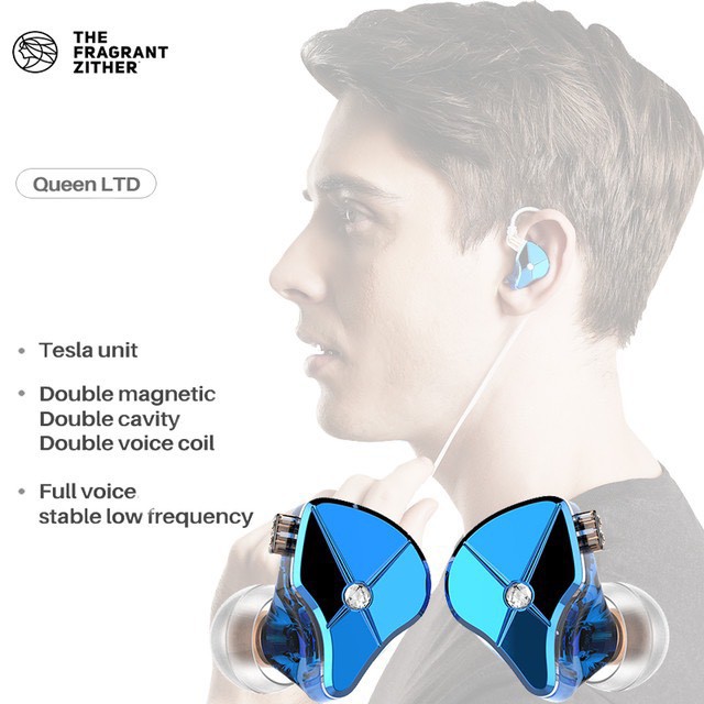 ✅ [Garansi 1 Tahun] TFZ QUEEN LTD HiFi In Ear Monitor Earphone With Detachable Cable