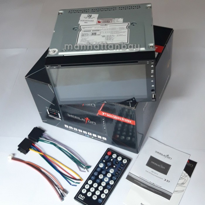 Full Touch Panel Double Din Head Unit Universal Skeleton SKT-6712 Murah