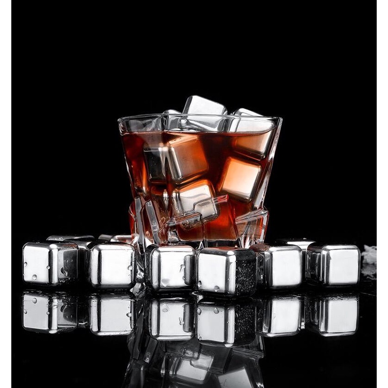 Es Batu Stainless Steel Reusable | Ice Cube Pendingin Non Cair