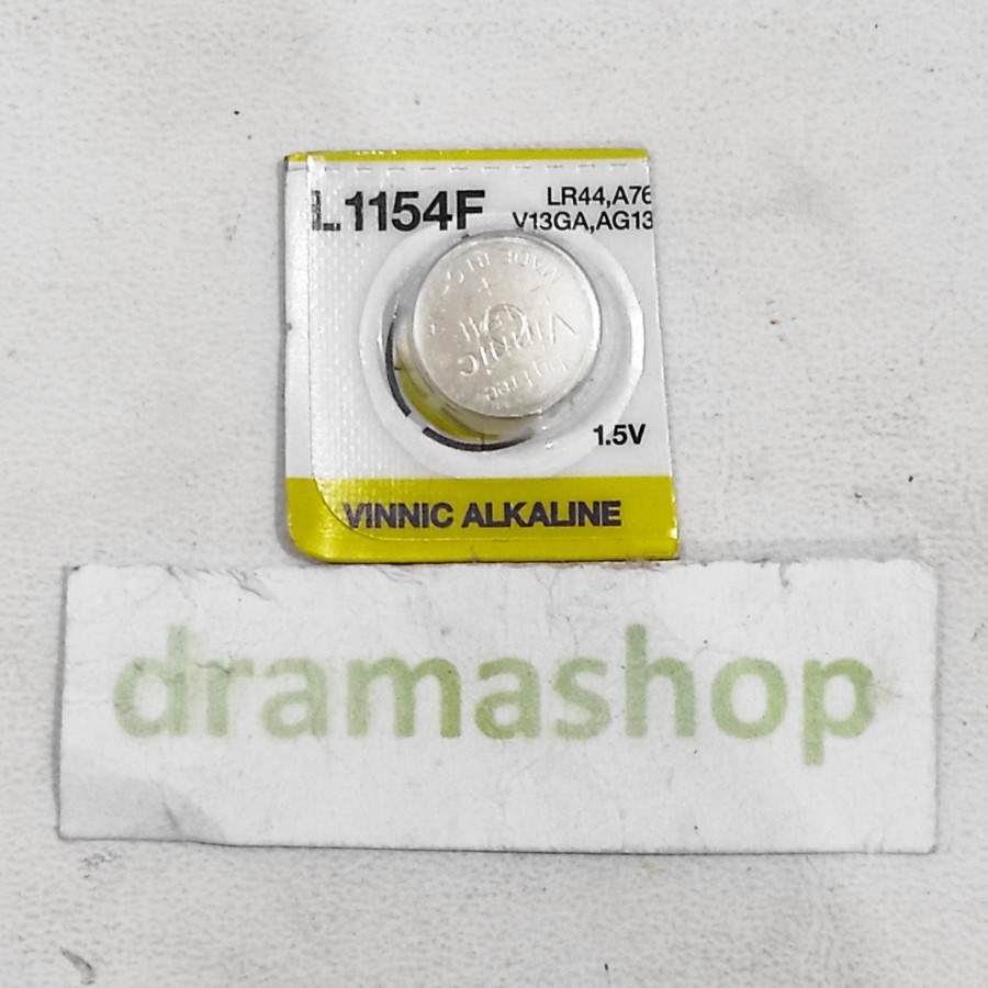 Baterai Batre Jam LR44 LR 44 AG13 AG 13 L1154F a76 a 76 Vinnic
