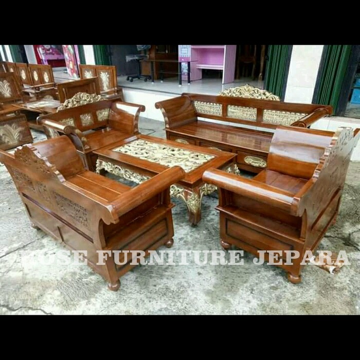 kursi madura melati, kursi matahari, kursi madura, kursi tamu jati