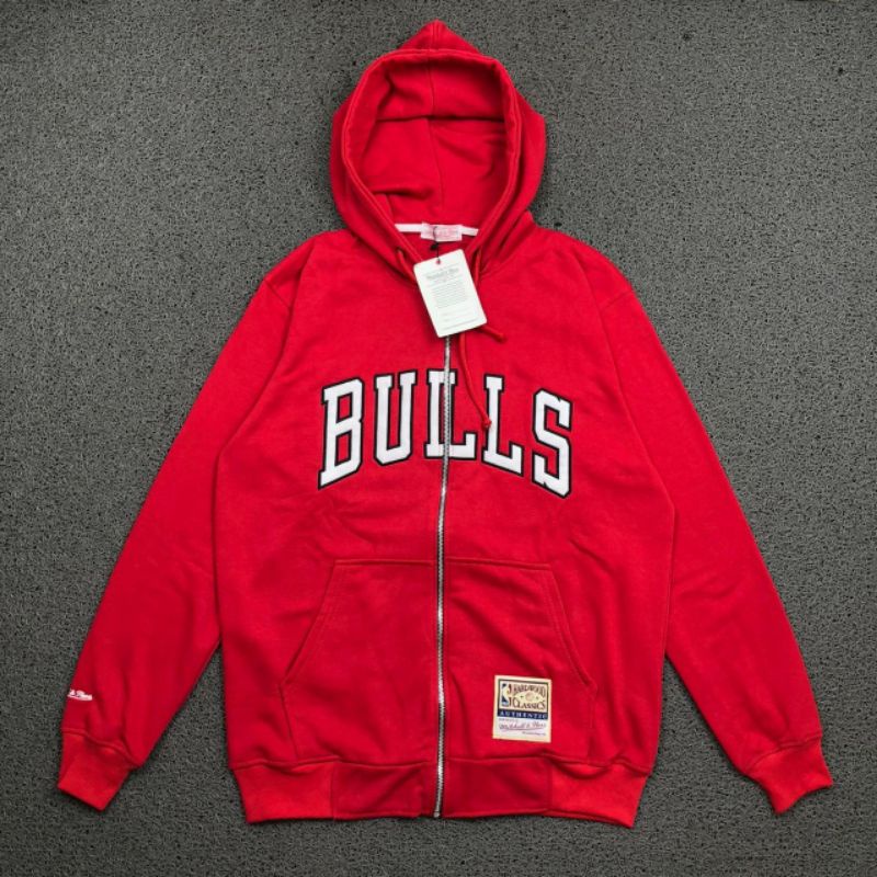 HOODIE ZIPPER BULLS HIGH QUALITY CASUAL HYPE FASHION PRIA