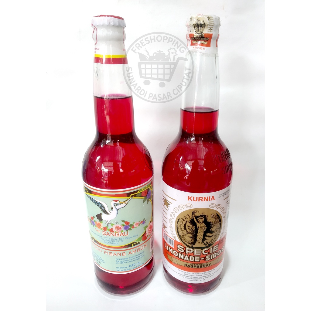 SIRUP KURNIA RASPBERRY &amp; Sirup Cap Bangau