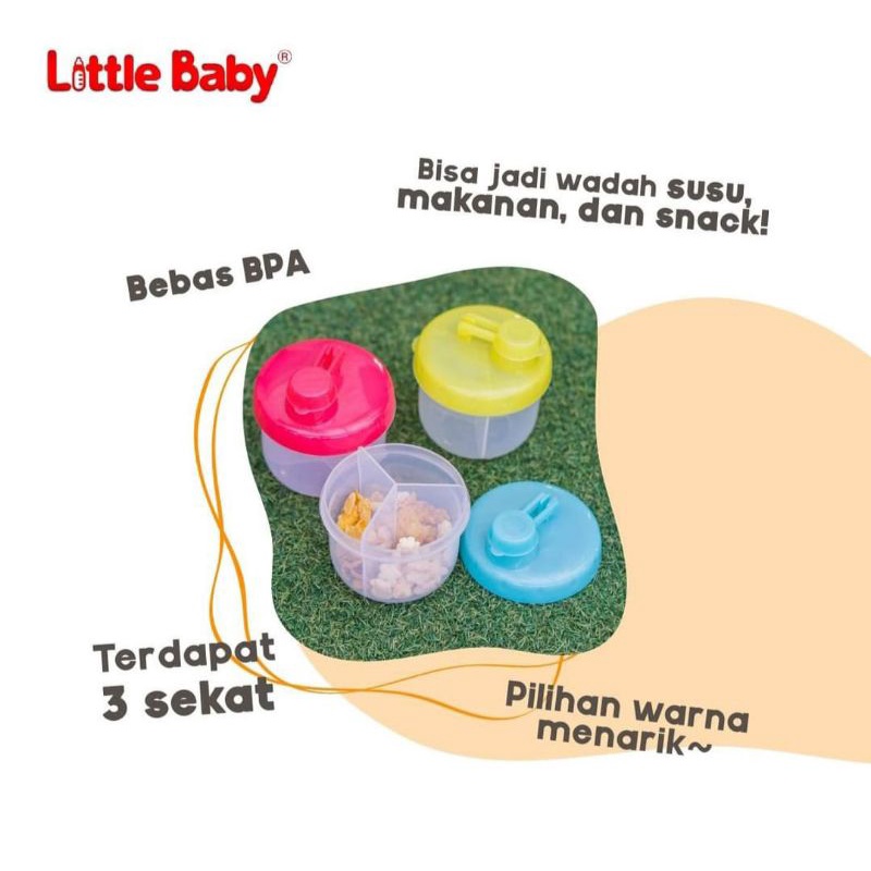 Little baby Container Susu Bubuk 3 sekat