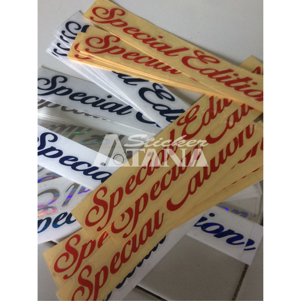 Sticker Cutting Scotlite Special Edition