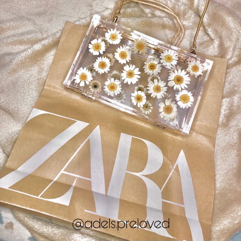 ZARA Daisy + Paper bag PRELOVED (bisa nego)