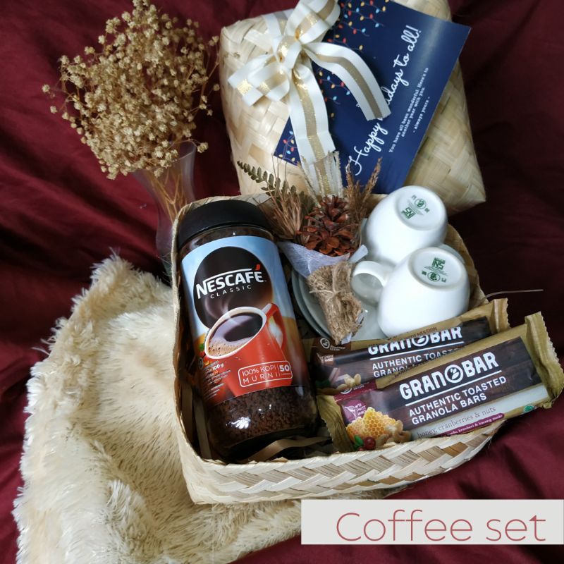 

Coffee set hampers - Hampers Bali / hadiah / kado unik natal lebaran it