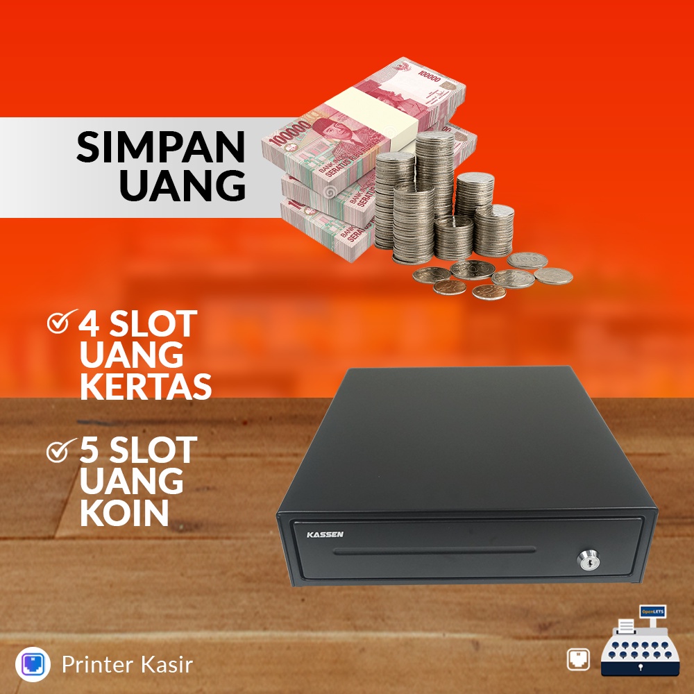 Kassen K330 Laci Uang Kasir Cash Drawer K 330