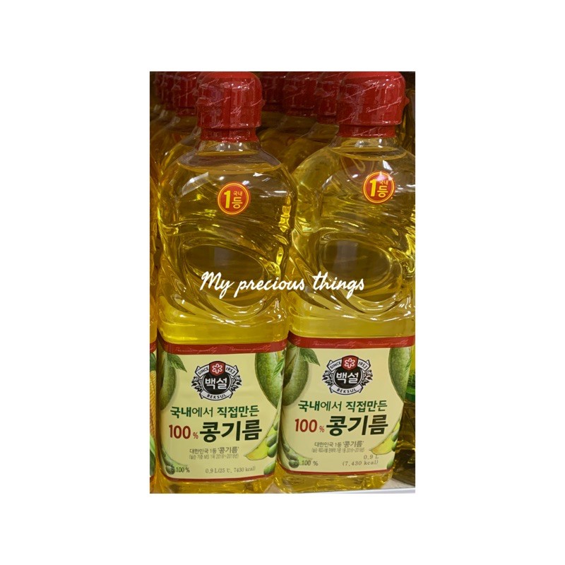 

minyak goreng kedelai korea - baeksul 900 ml