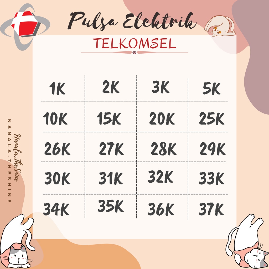 PULSA TELKOMSEL MURAH / PROSES CEPAT 1K 2K 3K 4K 5K 6K 7K 8K 9K 10K